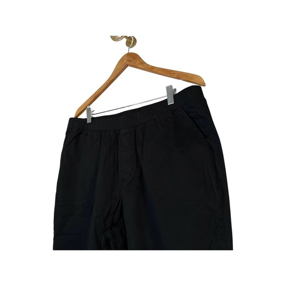 DENIM & CO EasyWear Twill Relaxed Pull-On Skimmer Black 4X - Picture 2 of 5